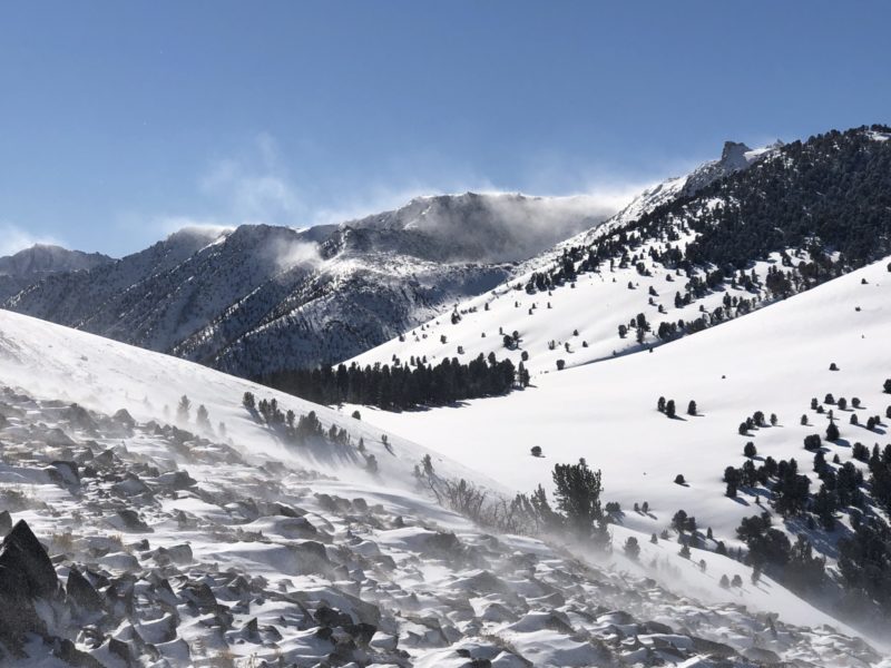 SW winds on Table Mtn