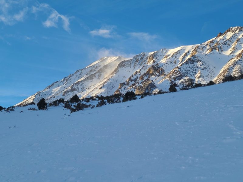 wind transport on nevahbe ridge