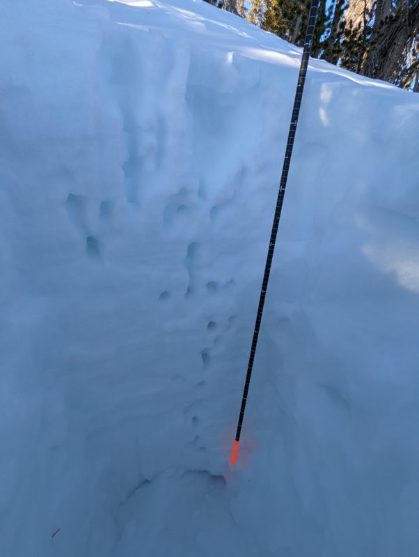 Snow depth