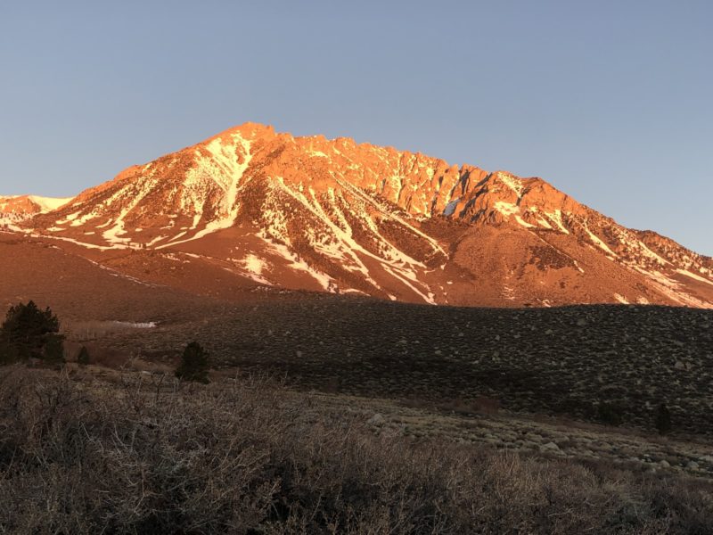 Dwindling coverage on Basin mountain