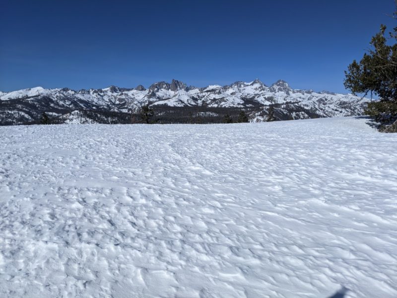 Wind texture on most of the san Joaquin ridge