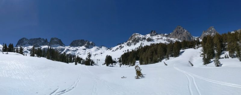 Coverage photo of the ritter range from the far side of ediza lake on 3/23/2022