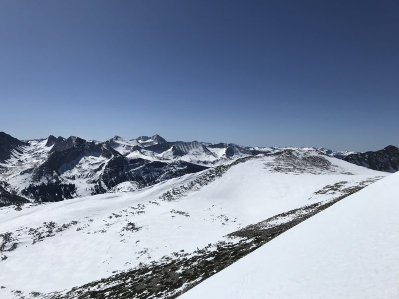 Looking SE from Stanton Peak - on the left is Shephard's Crest; center is the Tuolumne area