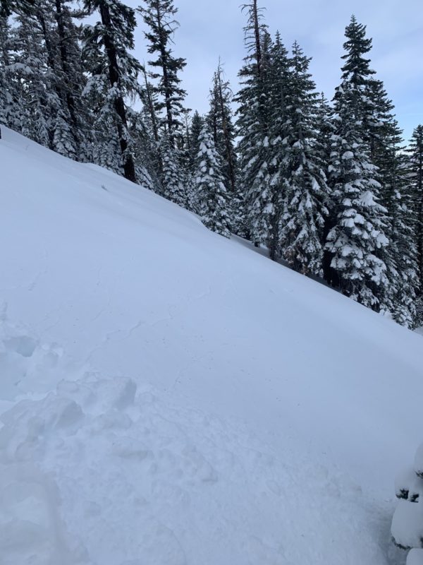 Shooting cracks on the descent