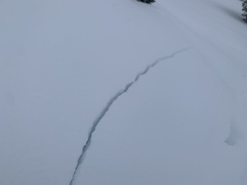 shooting crack, Lundy canyon 