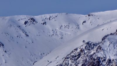 Large Natural Avalanche, E aspect, 11,900', South Ridge of Mt. Gibbs