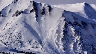 East Peak, Lee Vining - avalanche activity from New Year's Eve storm (12/31/22)