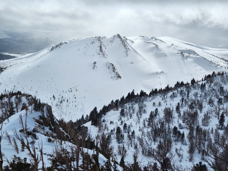 Blowing snow and wind affects on White Wing