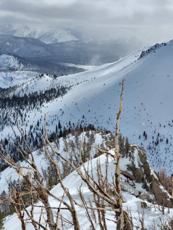 More blowing snow on White Wing