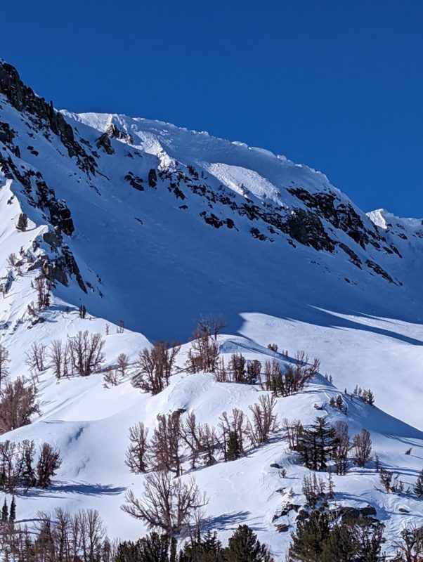 Looking up from Hammil Lake up towards top of TJ bowl