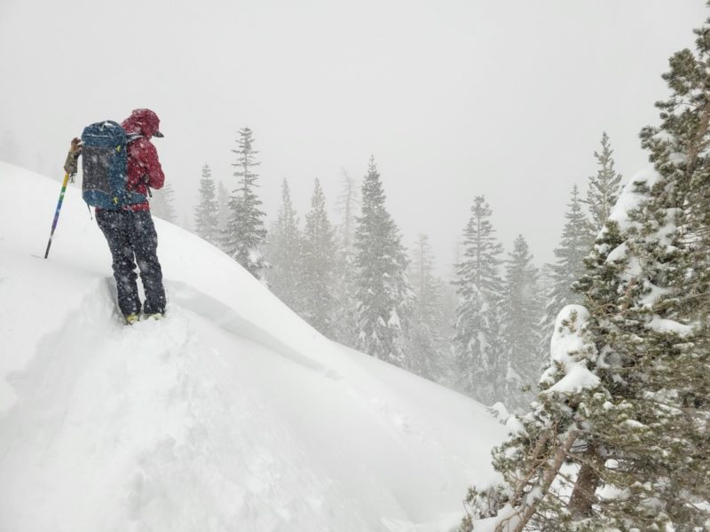 Typical test slope results on Panorama Dome today. D1