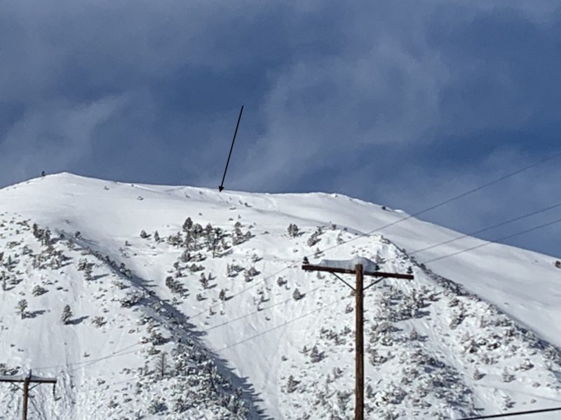 Crown line up high near the ridge of Copper Mtn.