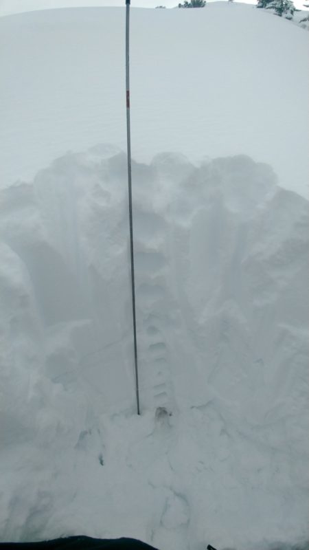snow pit