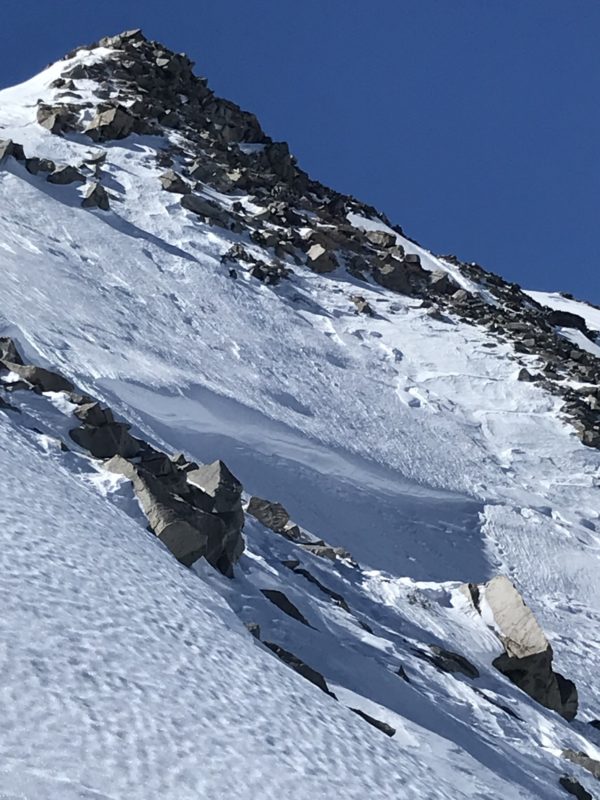 midslope cornice, N aspect