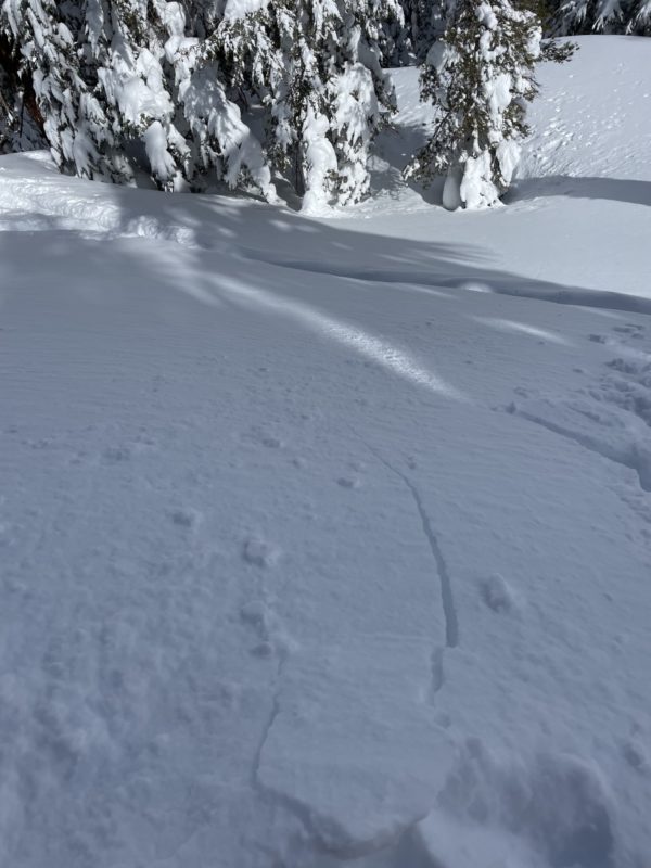 Cracking on the ridge