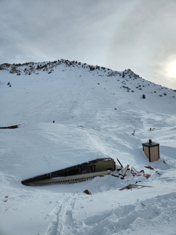 Image 2: Looking up the path from the runout.