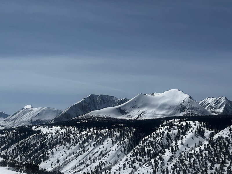 Increasing clouds in Rock Creek 3/18/23