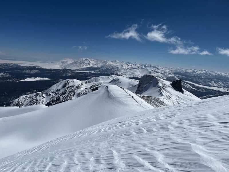 View looking south from San Joaquin Mountain