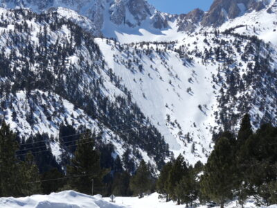 Mar 31, 2023: Remotely triggered avalanche in V Bowl released around 2 pm 3/31/23