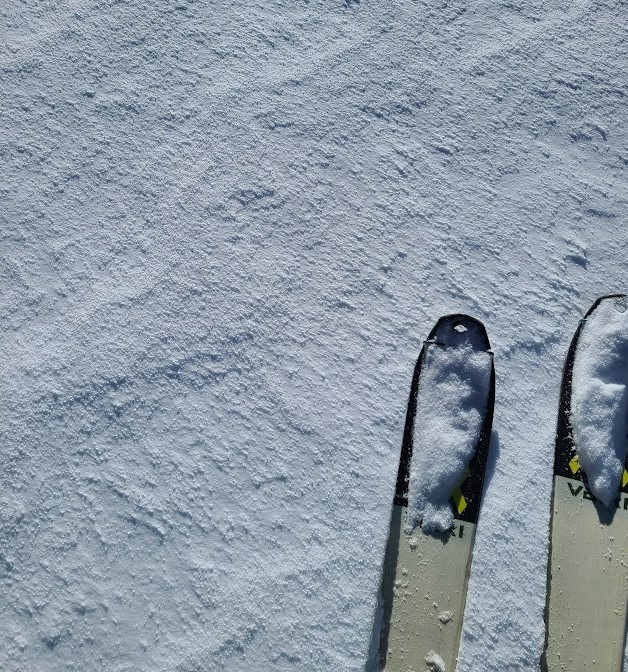 graupel in isolated catchment areas