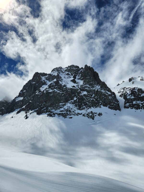 Glide cracks under Blue Crag