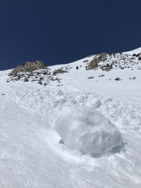 Supersized wet slide debris 