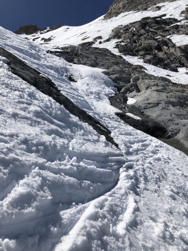 The choke of mendenhall couloir