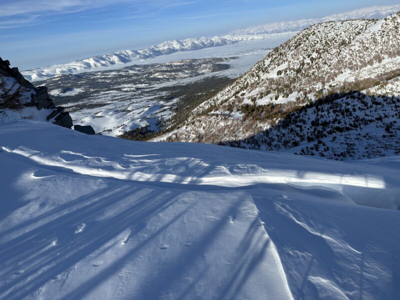 Crack in giant cornace