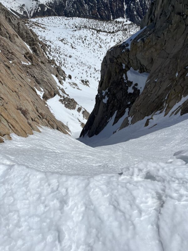 Looking into Third Pillar Chute