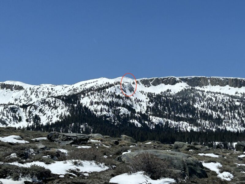 Small release off of Red Cone cornice.